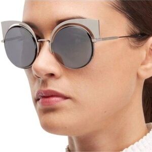 Fendi FF 0177/S
Round Metal Cat-Eye Sunglasses